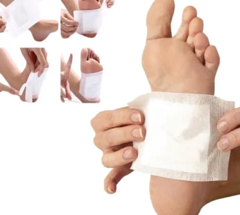 Detox Foot Pads with Ginger & Salt – 10 Pcs | Velvet Wellness