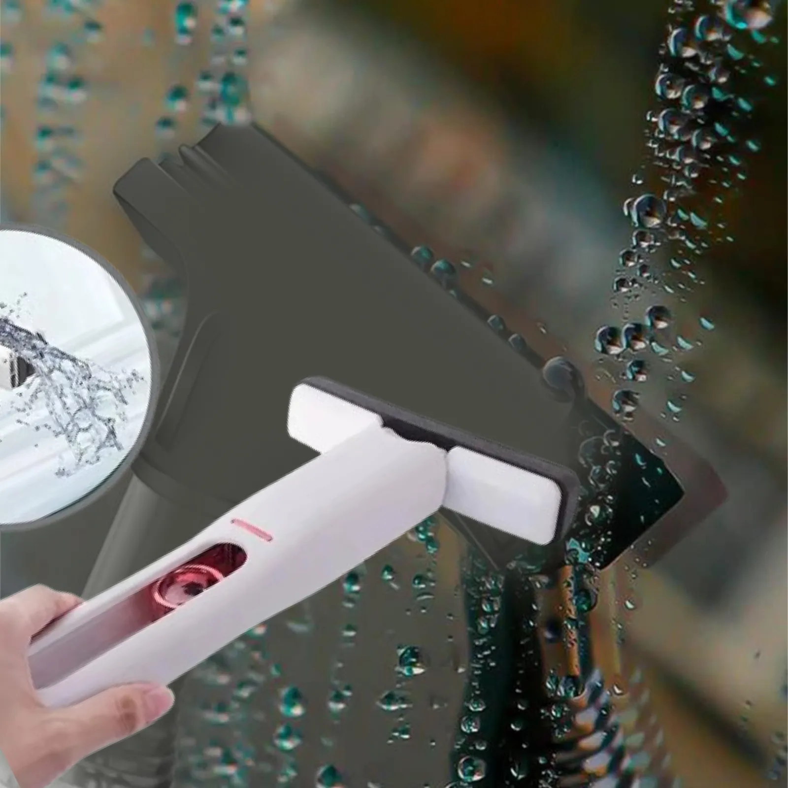 Silicone Wiper – 2-in-1 Streak-Free Window & Car Cleaner - Detailed Feature View 11