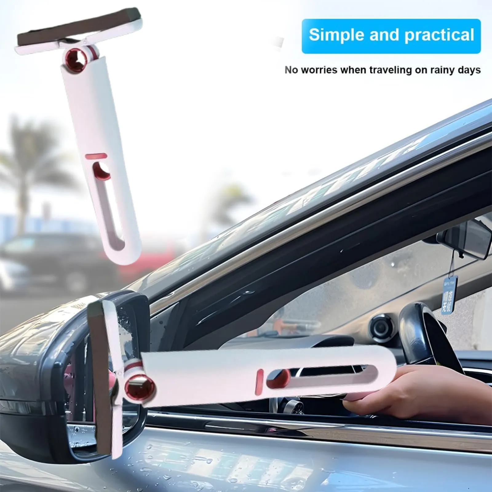 Silicone Wiper – 2-in-1 Streak-Free Window & Car Cleaner - Detailed Feature View 3