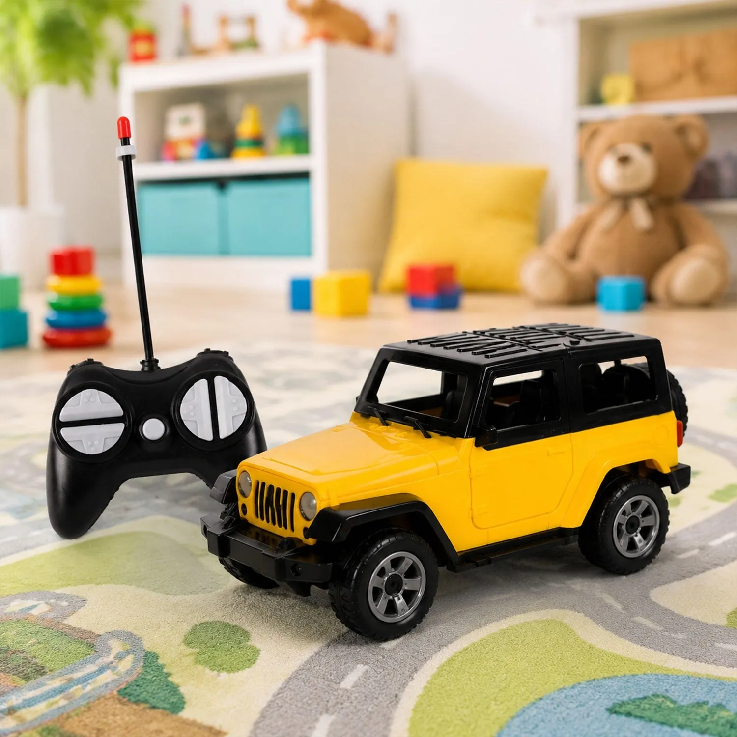 Premium Remote Control 4x4 Off Road Jeep Toy Car – Rugged & Easy to Control - Buy Online at Alikart