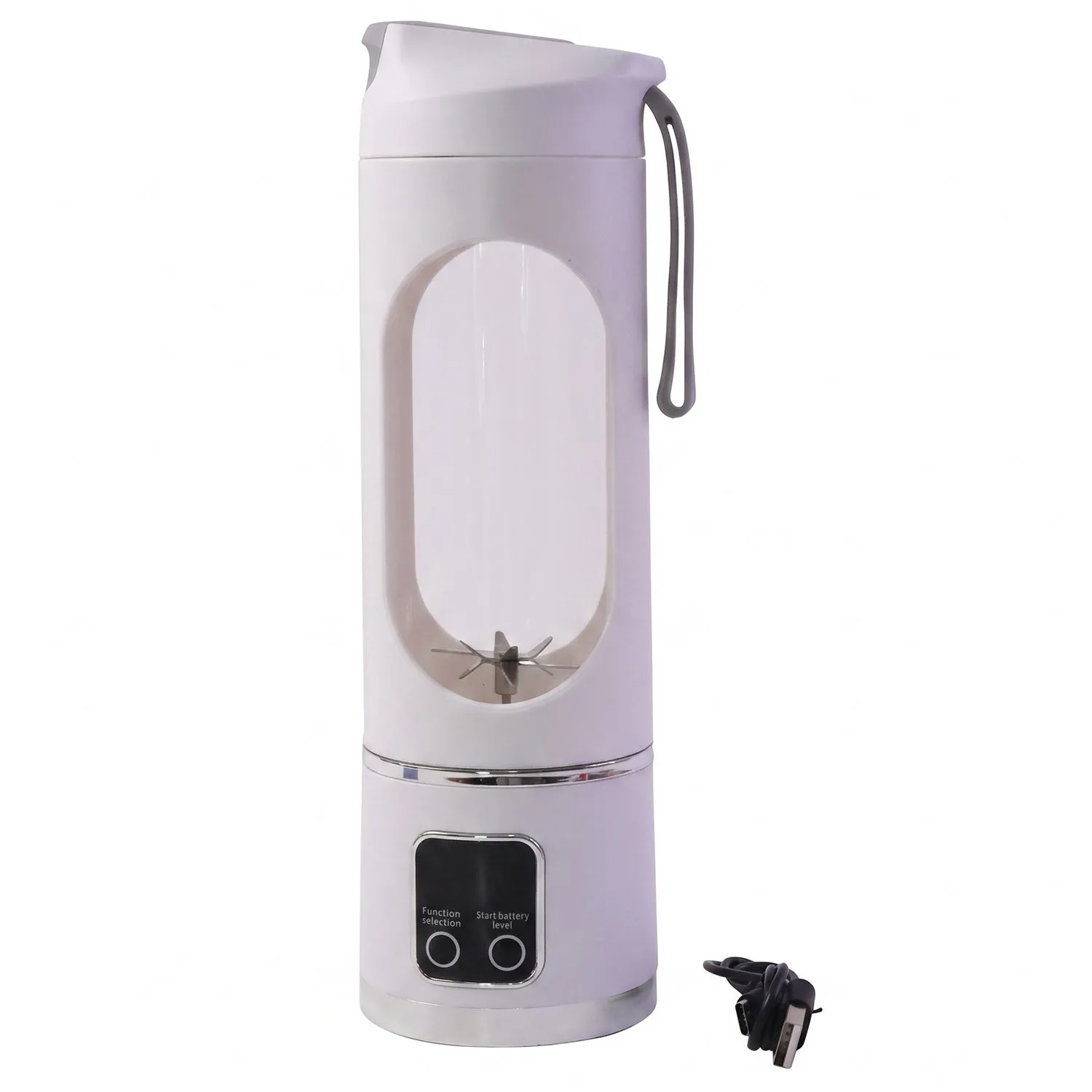 Portable USB Rechargeable Juicing Cup Blender for Smoothies, Shakes and Travel - Detailed Feature View 4