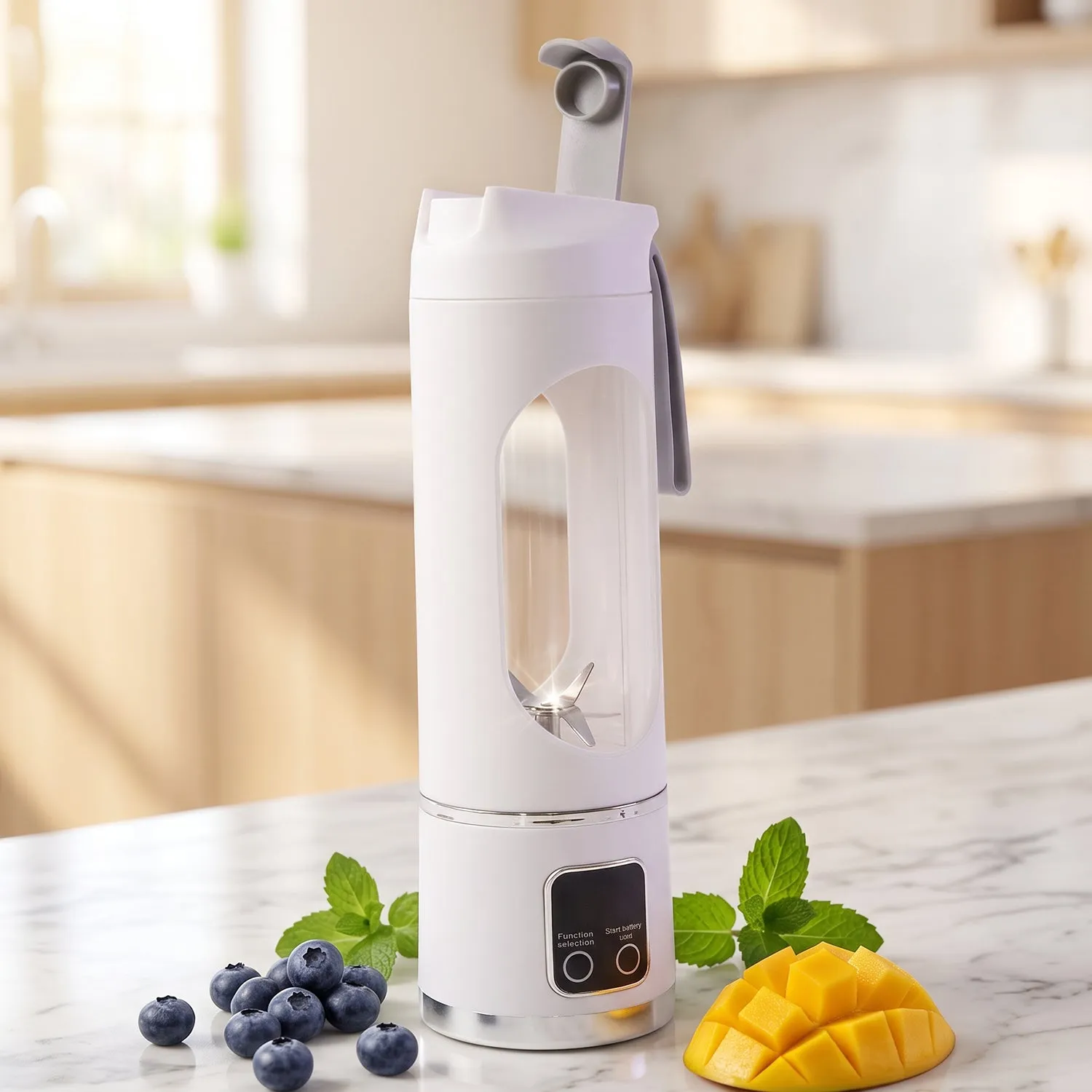 Portable USB Rechargeable Juicing Cup Blender for Smoothies, Shakes and Travel - Detailed Feature View 7