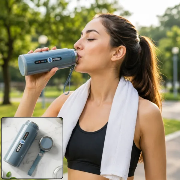Stainless Steel Vacuum Insulated Water Bottle for Office, Travel & Everyday Use