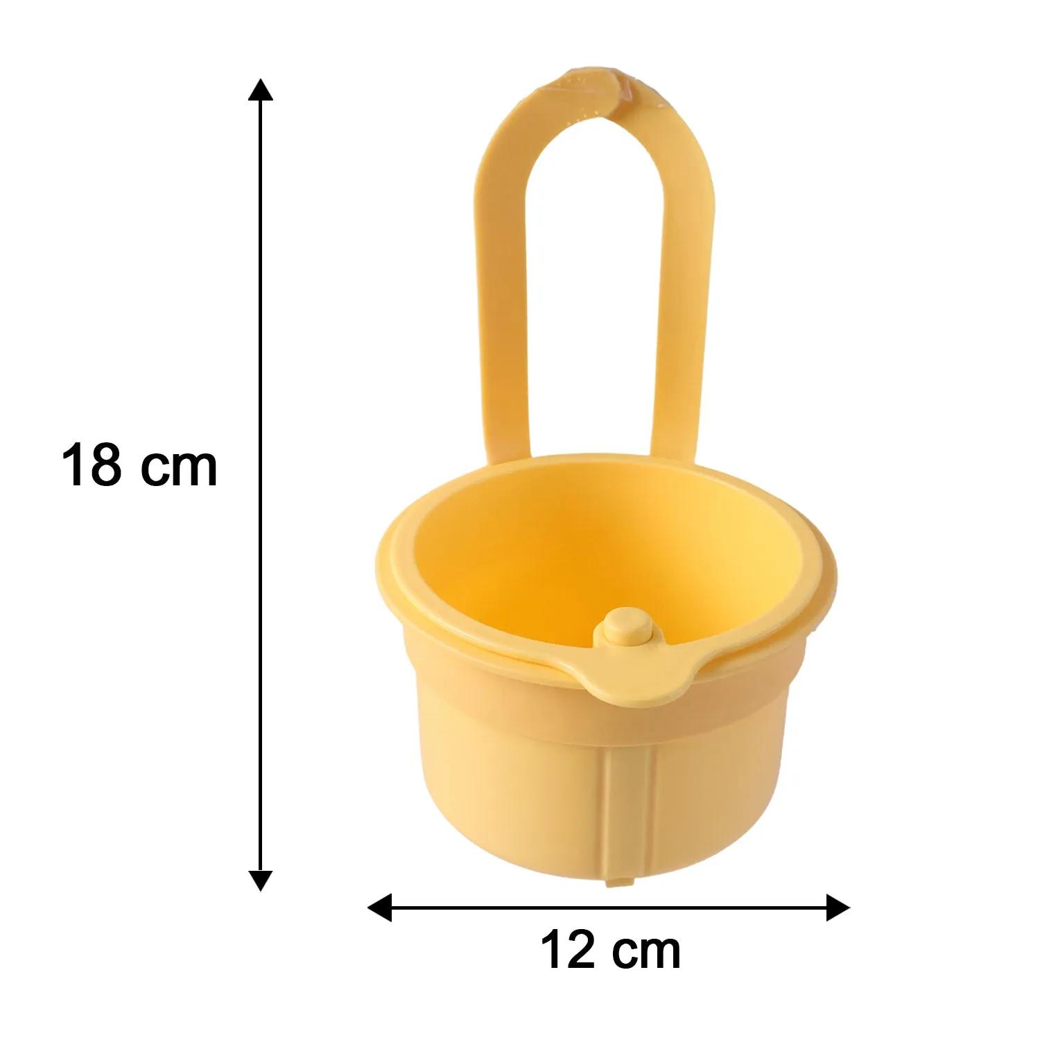 Plastic Hanging Kitchen Sink Drain Basket and Food Strainer with Handle (1 Pc) - Detailed Feature View 5