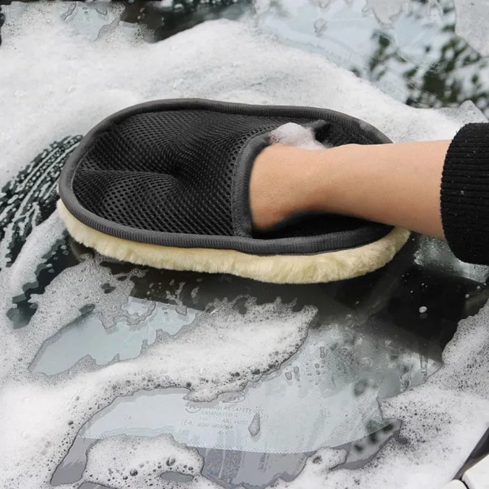 Premium Bear Paw Plush Cleaning Gloves – Soft Microfiber Wash Mitt for Car, Home & Glass Cleaning (Random Color) - Buy Online at Alikart