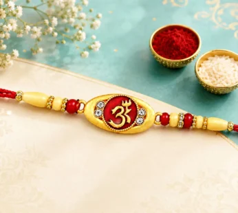 Spiritual Om Rakhi – Auspicious Sacred Protection for Brothers