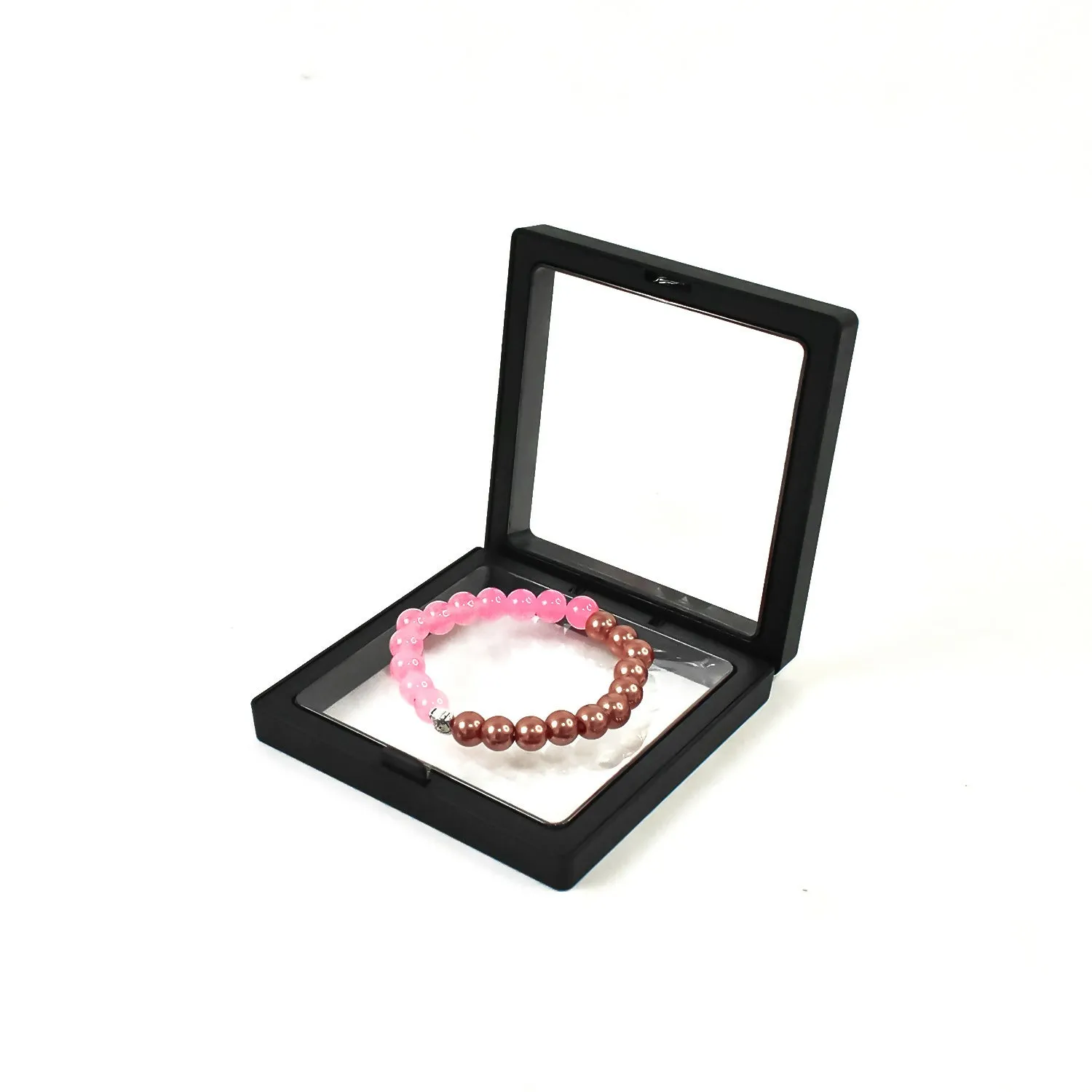 Dual-Tone Pink Gold Beaded Bracelet – Elegant & Comfortable Fit - Detailed Feature View 5
