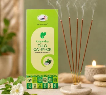 Ganesha Tulsi Camphor Premium Incense Sticks for Puja Meditation and Relaxation (250 gm)