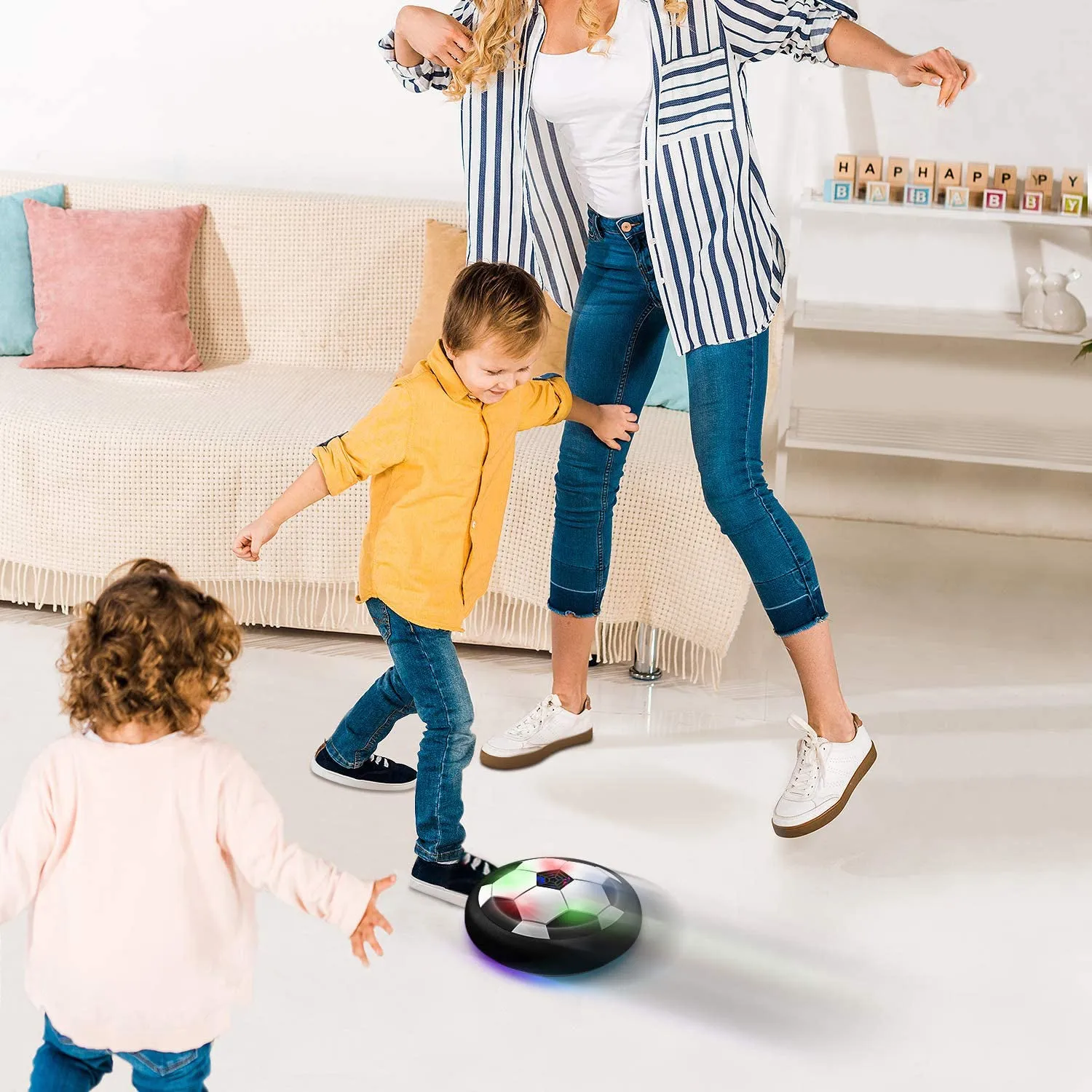Premium Hover LED Ball for Kids – Indoor Flying Toy | Play & Move (Battery Operated) - Buy Online at Alikart
