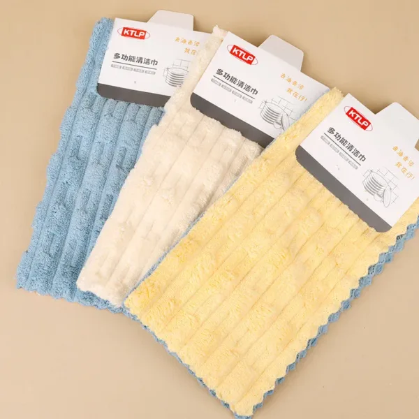 Microfiber Kitchen Cleaning Cloths – 25×25 cm, 2 Pcs Super Absorbent & Reusable