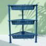 Premium 3-Tier Plastic Storage Rack – Multi-purpose Shelf | VoltDesk - Buy Online at Alikart