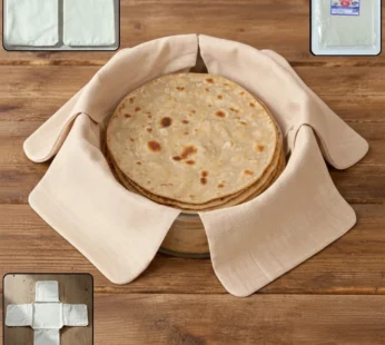 Cotton Roti Cloth Cover – Keep Rotis Warm & Soft Pack of 2