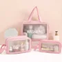 Premium PVC Waterproof Toiletry Bag Set of 3 – Large Capacity Travel Makeup & Cosmetic Organizer for Men & Women - Buy Online at Alikart