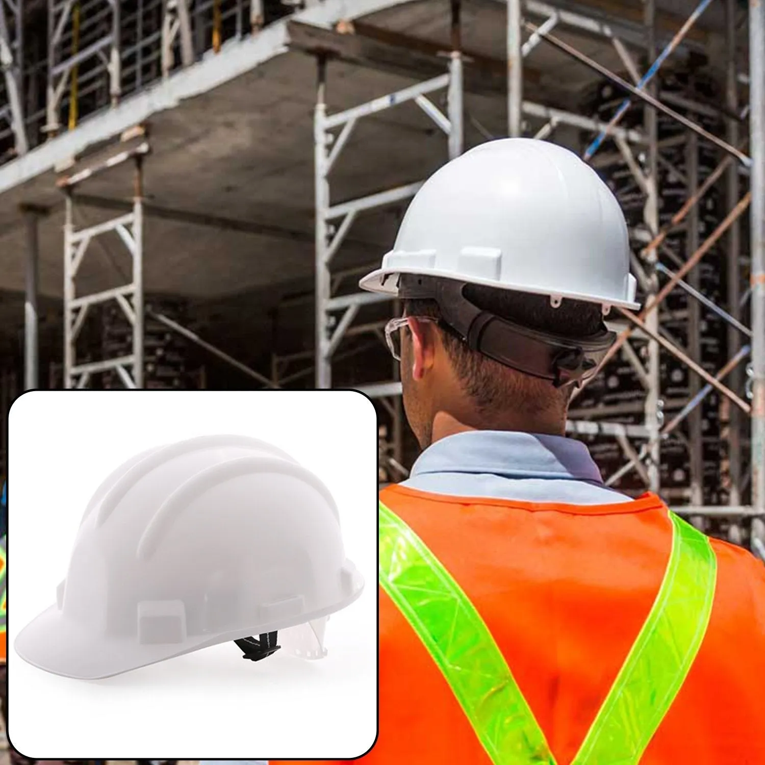 Premium Construction Safety Helmet – Anti-Smashing Head Protection | Velvet Wheels - Buy Online at Alikart