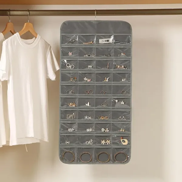 40 Pocket Hanging Organizer – Space-Saving Over-the-Door Closet Storage for Clothes, Shoes, Accessories & More (Pack of 1)