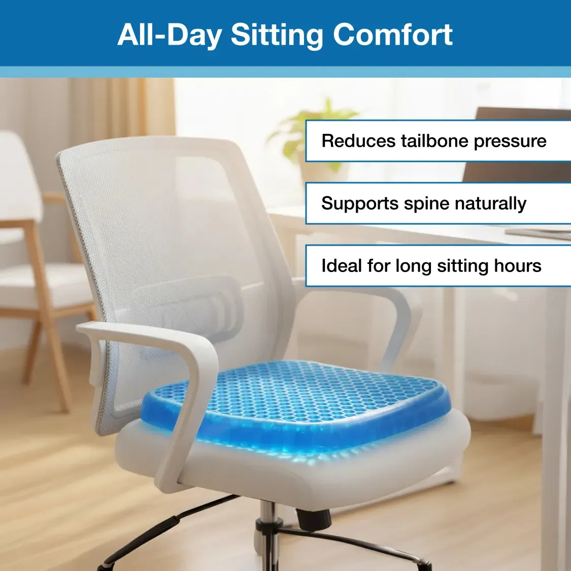 Premium Orthopedic Seat Cushion – Flex Pillow for Pressure Relief - Buy Online at Alikart