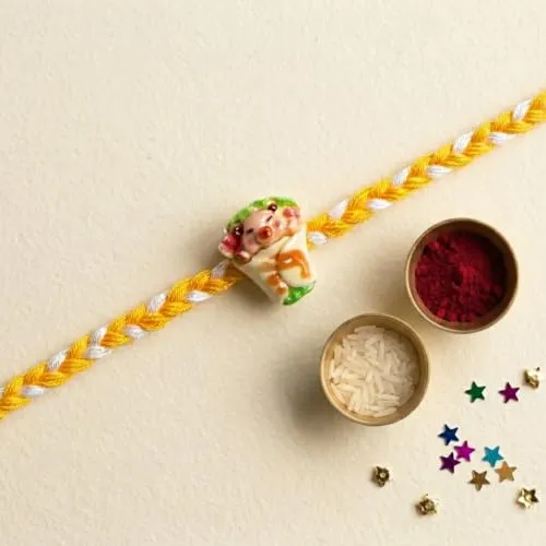 Sweet Rakhi for Brother with Biscuit 60gm - Raksha Bandhan Gift Set, Pack of 7 - Detailed Feature View 6