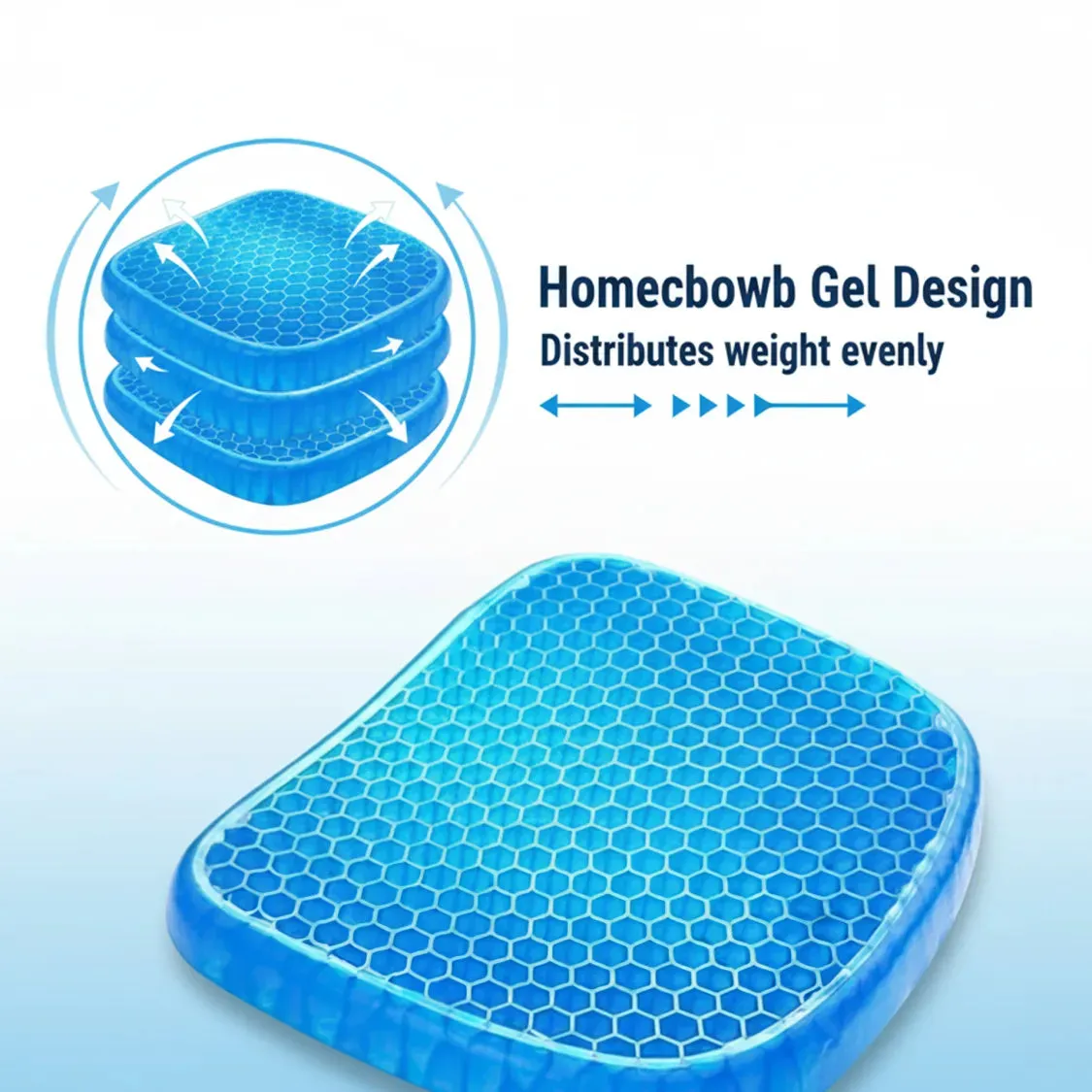 Orthopedic Seat Cushion – Flex Pillow for Pressure Relief - Detailed Feature View 1
