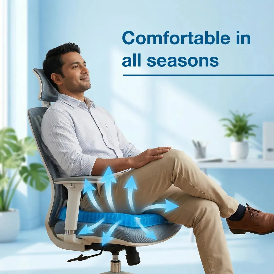 Orthopedic Seat Cushion – Flex Pillow for Pressure Relief - Detailed Feature View 2