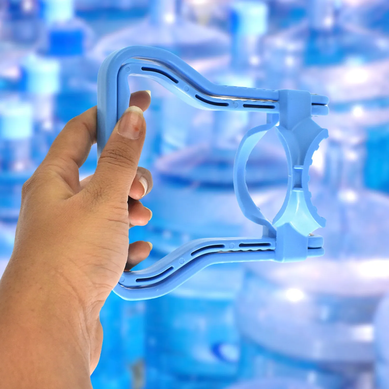 Water Bottle Lifter Handle – Ergonomic Plastic Carrier for Easy Carrying - Detailed Feature View 3