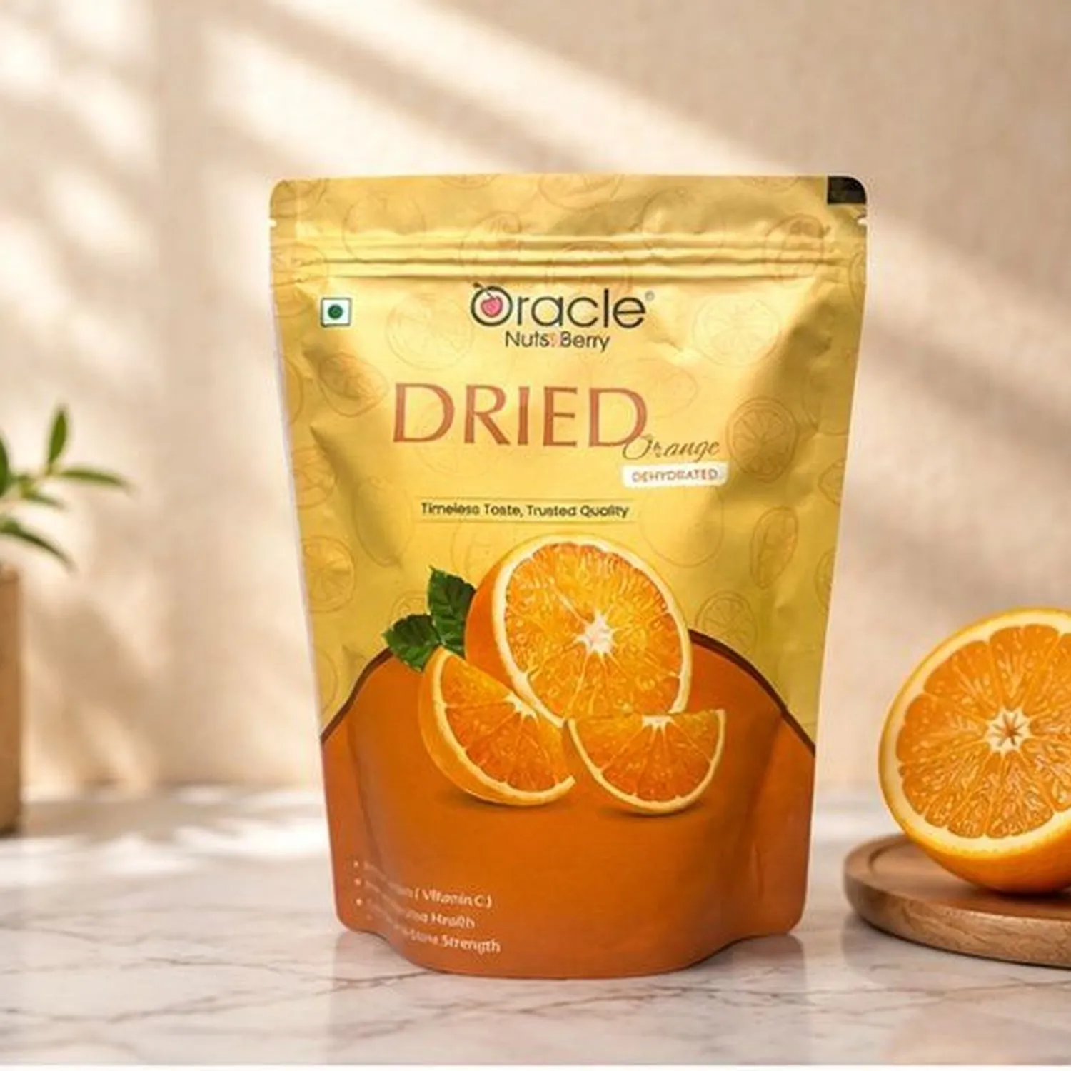 Premium Dried Orange Slices – Tangy & Sweet Snack for Healthy Snacking - Buy Online at Alikart
