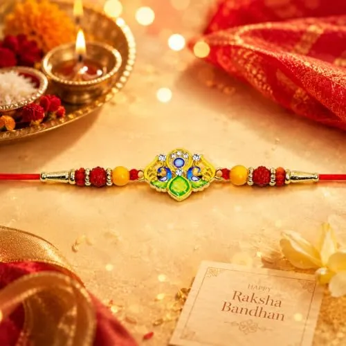 Trishul Rakhi Combo – Raksha Bandhan Gift with Choco Almonds - Detailed Feature View 5