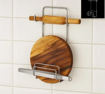 Stainless Steel Chakla Belan Chimta Stand – Kitchen Organizer | CookAura