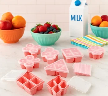 Silicone Ice Mold Set – 8 Unique Shapes, BPA Free | TinyTrendy