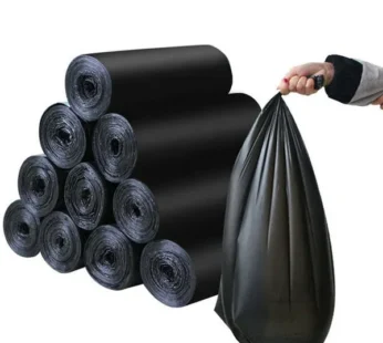 Medium Eco-Friendly Black Garbage Bags 24×32 Inch – Durable Waste Solution