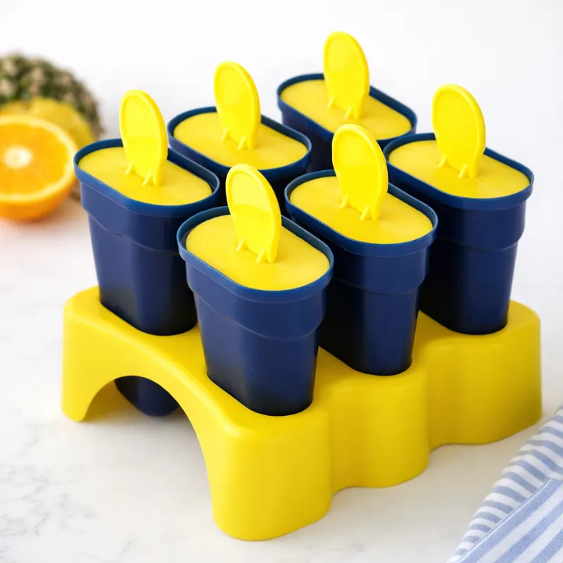 Premium 6-Piece Kulfi & Popsicle Mould Set – Reusable Ice Cream Maker Molds for Homemade Kulfi, Ice Pops & Candy(Random Color) - Buy Online at Alikart
