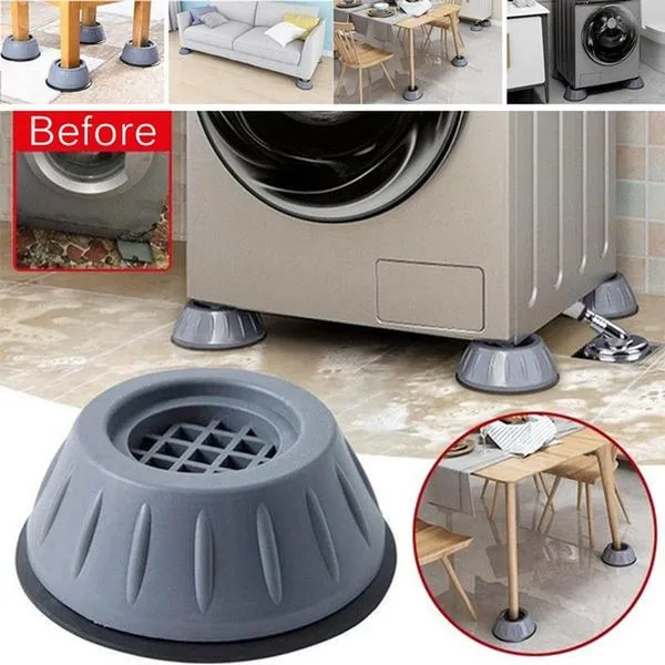 Premium Washing Machine Anti Vibration Pads – Shock Absorbing Feet | GlimmerHome - Buy Online at Alikart