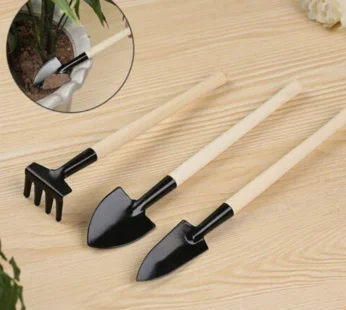 3-in-1 Garden Tool Set โ Rustproof Stainless Steel Hand Trowel, Transplanter & Cultivator with Soft Grip Handles for Home Gardening