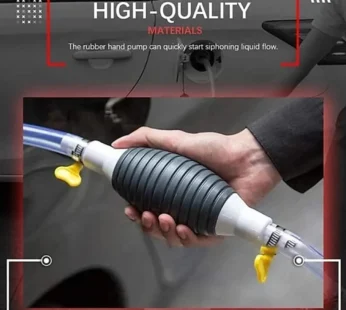 Fuel Transfer Pump – Portable Manual Siphon Kit for Liquids