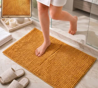 Anti Slip Absorbent Floor Mat 77 x 49 Cm Soft Microfiber Door Mat (1 Pc)
