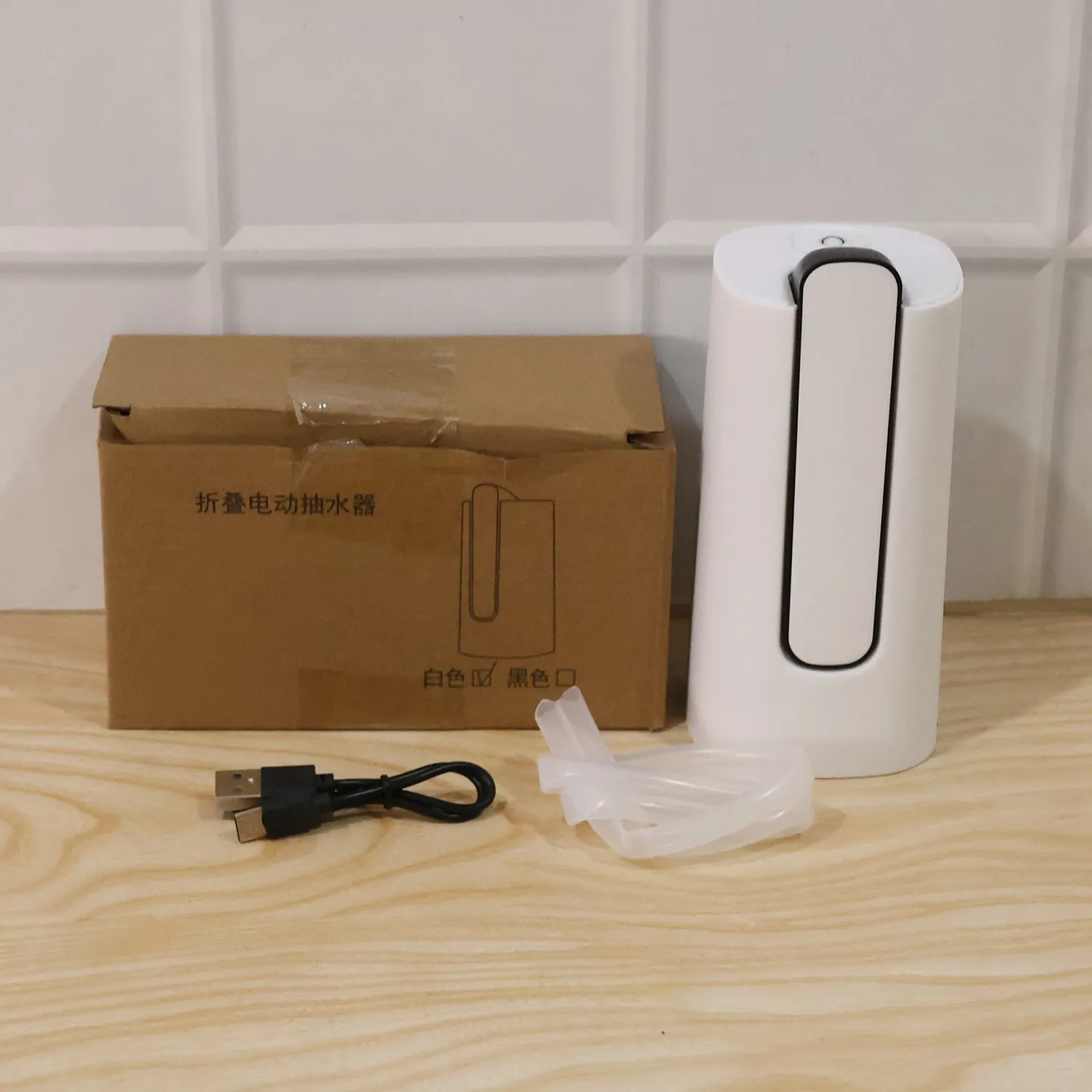 Foldable Electric Water Dispenser Pump USB Rechargeable for Bottles (1 Pc) - Detailed Feature View 7