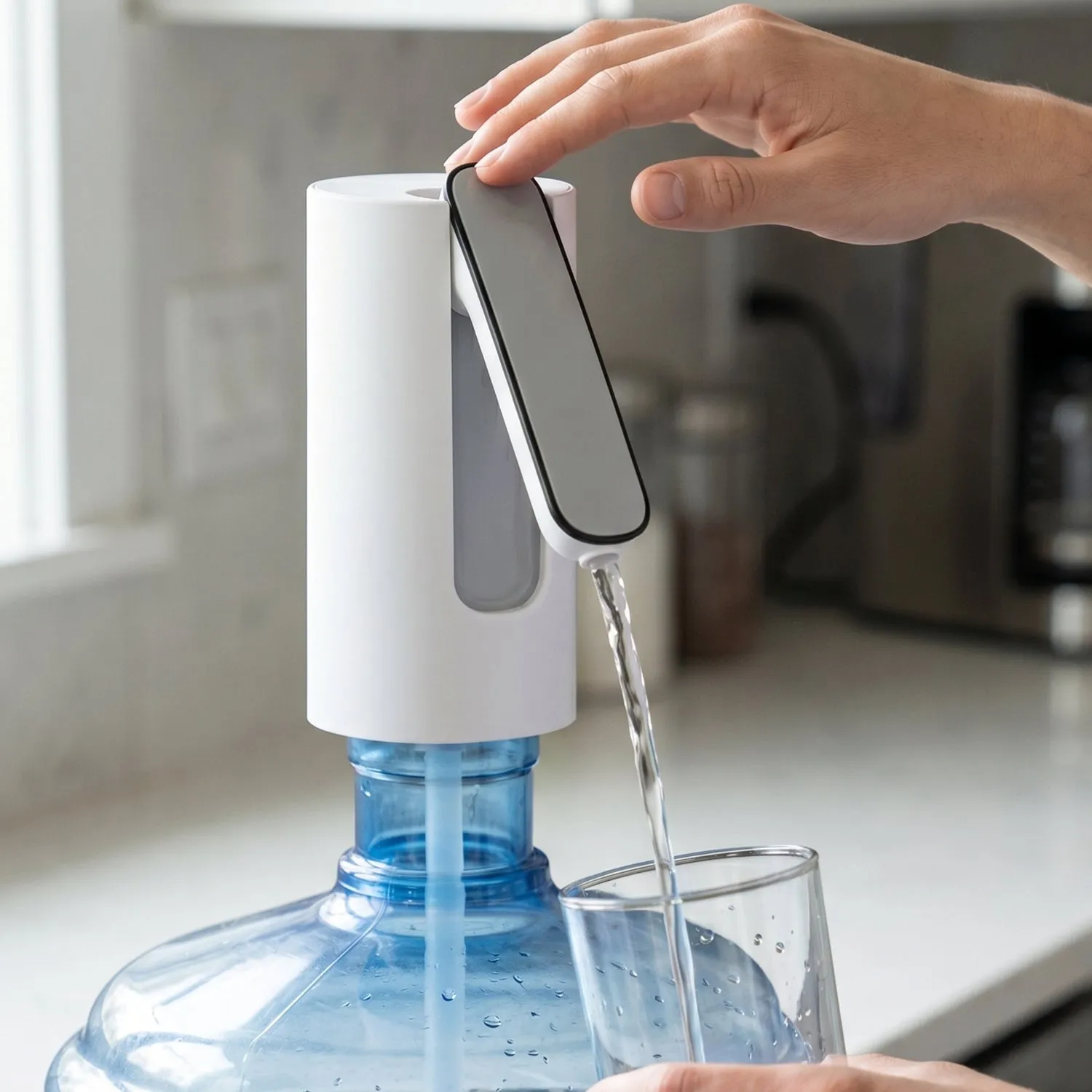 Foldable Electric Water Dispenser Pump USB Rechargeable for Bottles (1 Pc) - Detailed Feature View 6