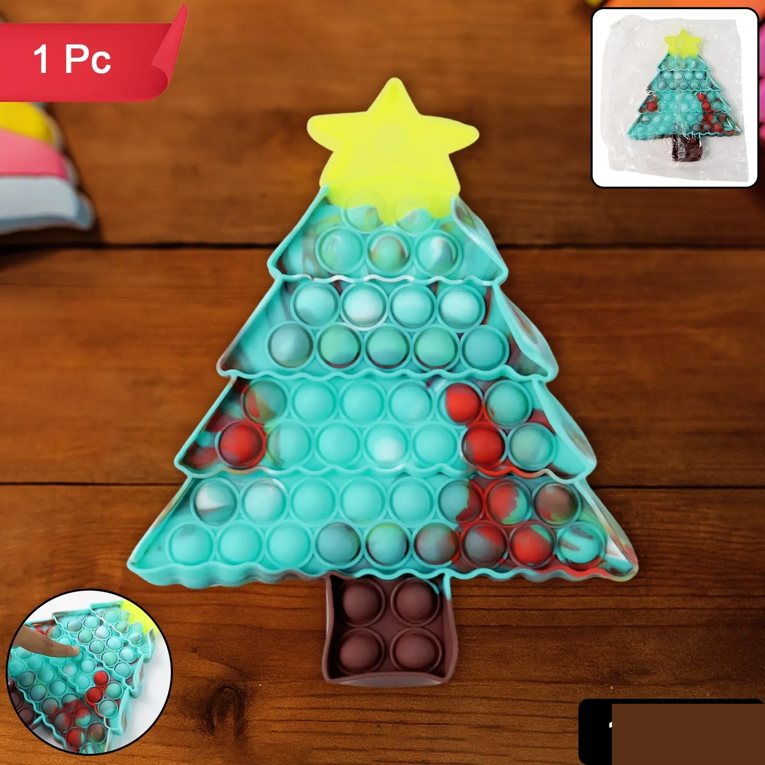 Premium Silicone Pop It Fidget Toy – Premium Tree Shape Stress Relief - Buy Online at Alikart