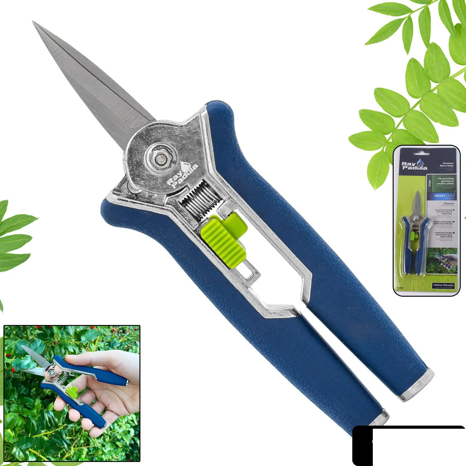 Micro Garden Snip – Ultra-Sharp Pruning Scissors for Precision - Detailed Feature View 1