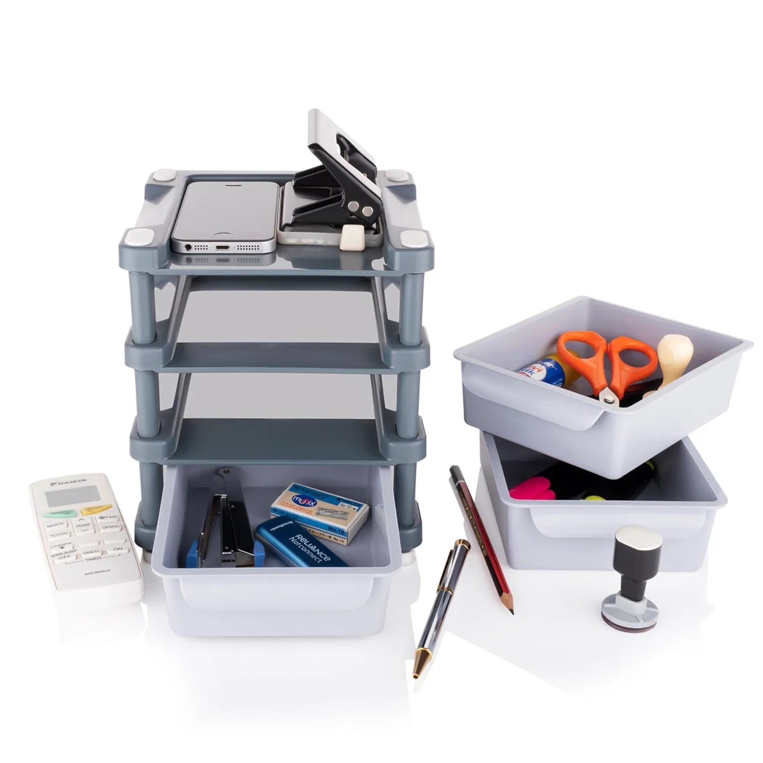 Premium Makeup Organizer Drawer – 3-Layer Compact Cosmetic Storage | Organivo - Buy Online at Alikart