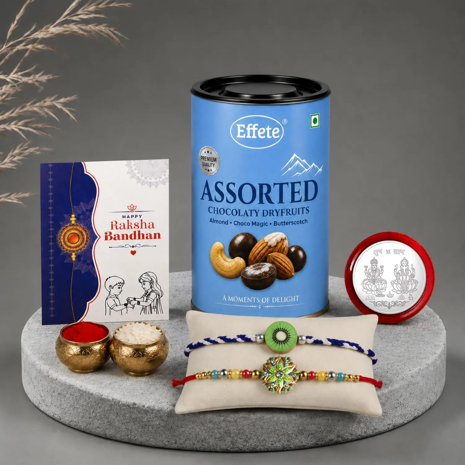 Premium Rakhi Set for Brother Chocolate Combo Kiwi Design Raksha Bandhan Gift - Buy Online at Alikart