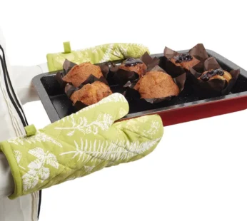 Heat Proof Oven Glove – Cotton Baking Mitt for Kitchen | Bake & Dwell