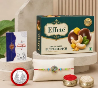 Rakhi Combo with Choco Butterscotch – Festive Gift Set Pack of 5