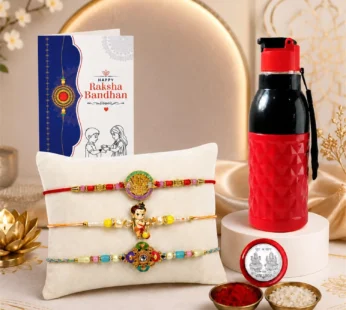 Bal Hanuman Rakhi Combo Raksha Bandhan Gift Set with Sports Bottle