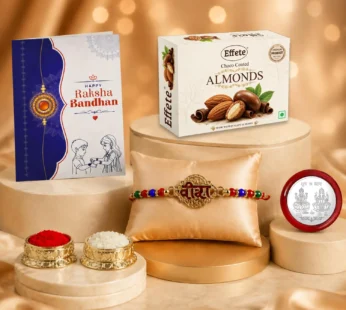 Veera Design Rakhi with Chocolate for Brother – Raksha Bandhan Gift Combo