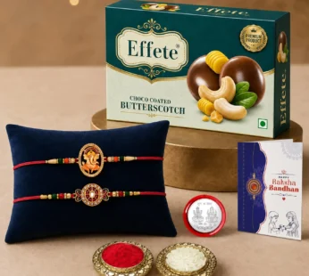 Rakhi for Brother with Chocolate 32gm – Raksha Bandhan Gift Set, Pack of 6