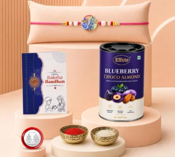 Rakhi Gift Combo – Peacock Design for Raksha Bandhan Brother