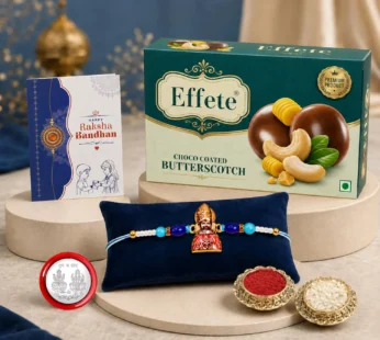 Khatu Shyam Rakhi Combo – Raksha Bandhan Gift Set with Chocolate