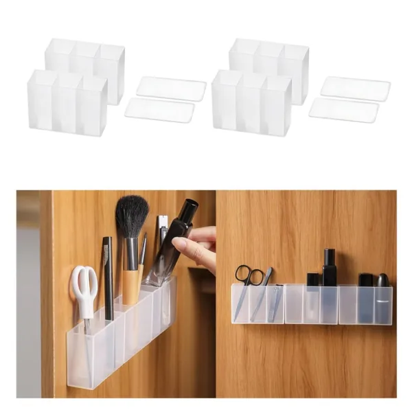 Mini Wall Mount Storage Box (12 Compartments) – Multifunctional Organizer for Home, Office, Bathroom & Kitchen Storage