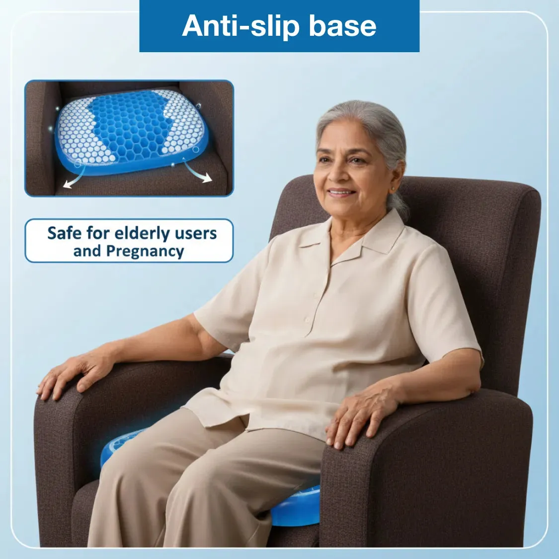 Orthopedic Seat Cushion – Flex Pillow for Pressure Relief - Detailed Feature View 5