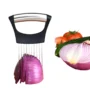 Premium Onion Cutting Holder | Stainless Steel Vegetable Slicer Guide for Safe & Easy Cutting - Buy Online at Alikart